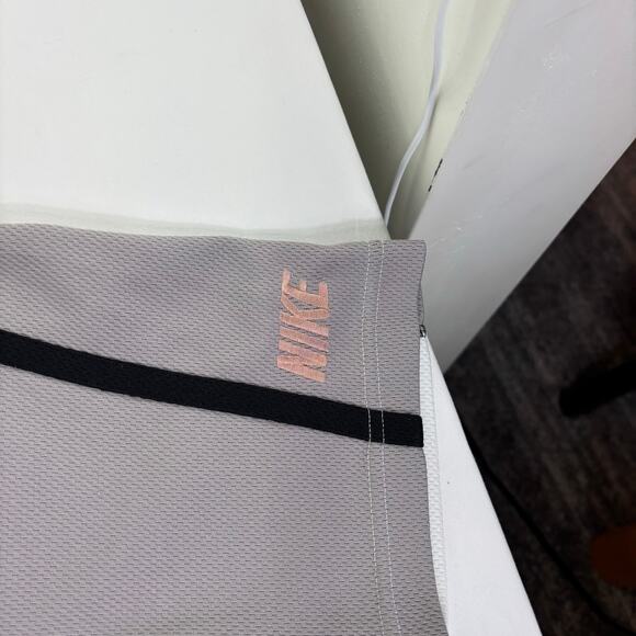 Vintage y2k Nike Soccer Athletic White Jersey Black Striped Shirt Men's Large - Picture 3 of 9